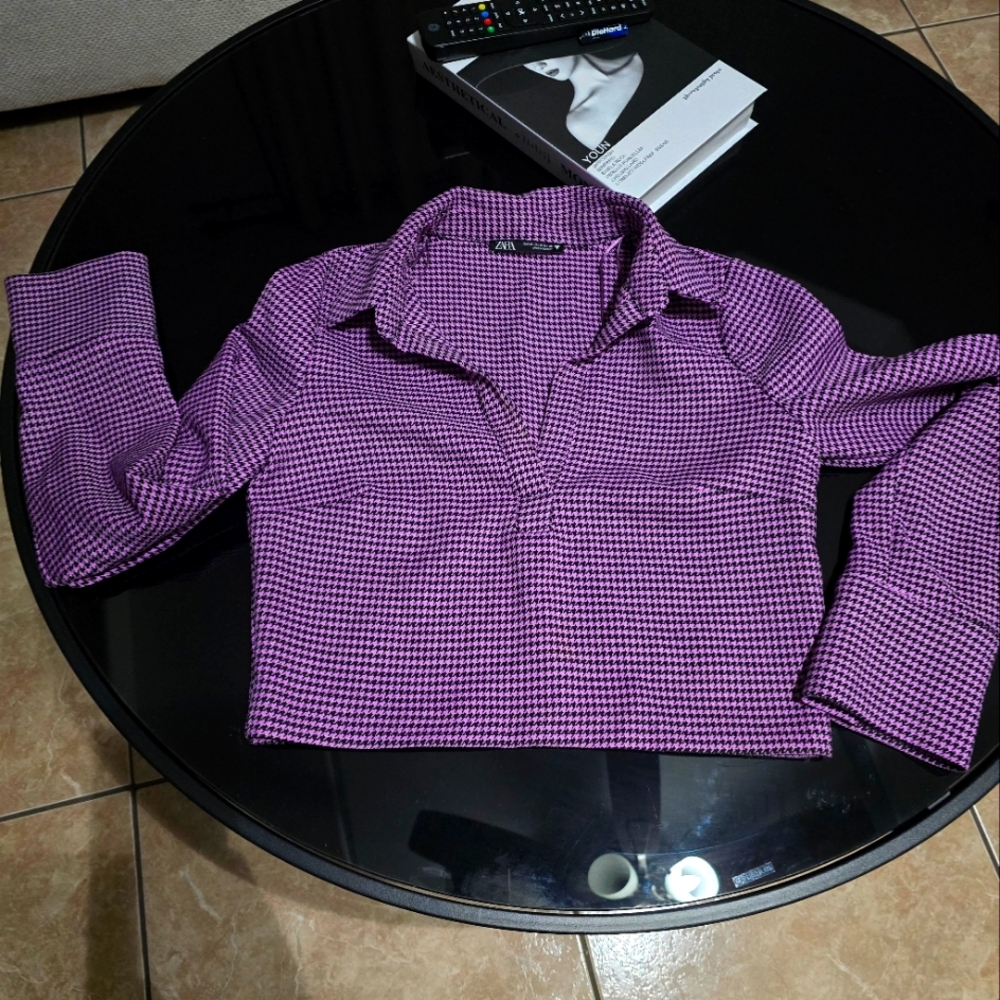 long sleeve blouse Zara